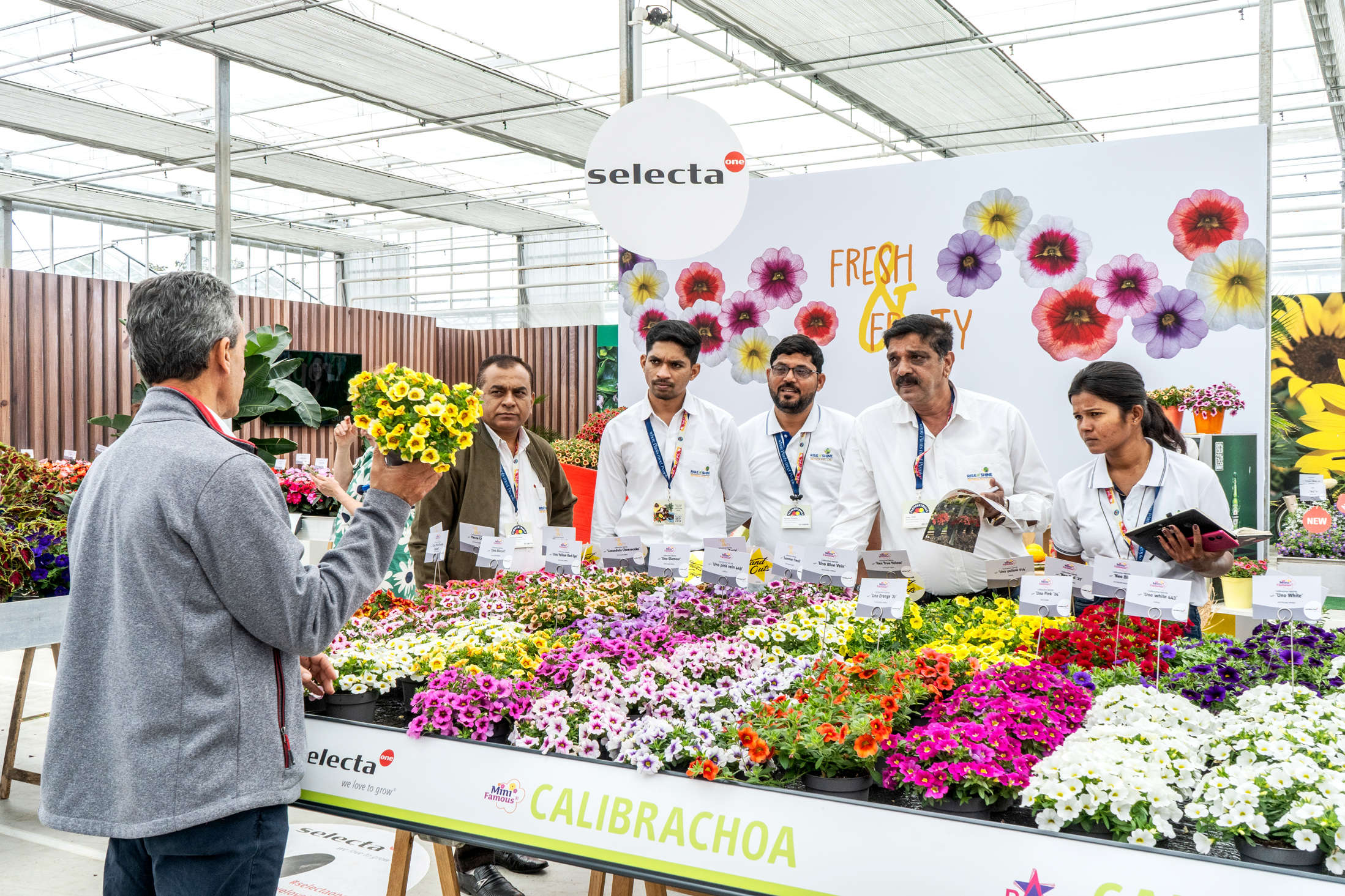 Internationaler Besuch am Standort von Selecta one